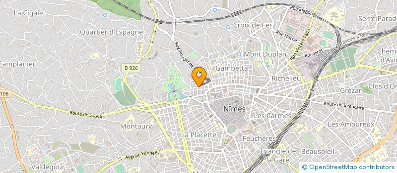 localisation de l'entreprise LINEA VERA  NIMES
