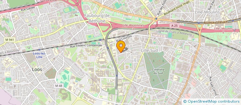localisation de l'entreprise LINEADE à LILLE