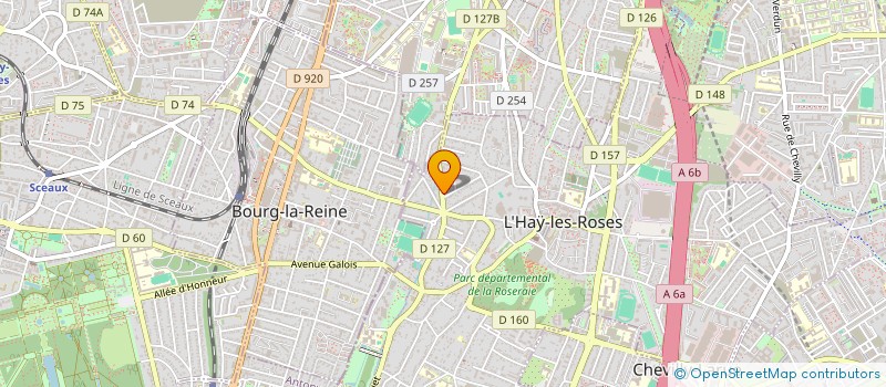 localisation de l'entreprise LINEADE COIFFURE  L'HAY-LES-ROSES