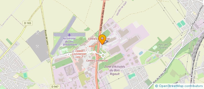 localisation de l'entreprise LINEAGE ARRAS PROPCO S.A.S.U.  VENDIN-LE-VIEIL