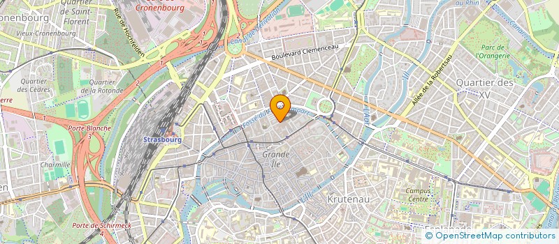 localisation de l'entreprise LINEAL ARCHITECTEURS à STRASBOURG