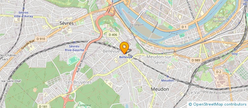 localisation de l'entreprise LINEALE AGENCE à MEUDON