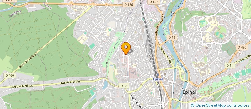 localisation de l'entreprise LINEATIS à EPINAL