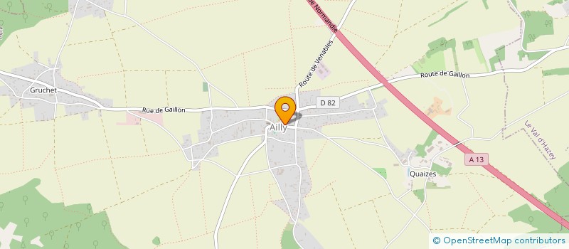 localisation de l'entreprise LINECAL  AILLY