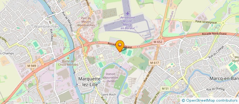 localisation de l'entreprise LINECOM  MARQUETTE-LEZ-LILLE