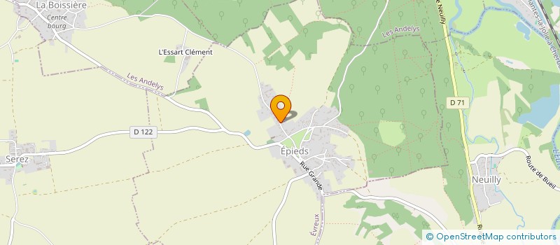 localisation de l'entreprise LINEDOPH  EPIEDS