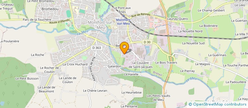 localisation de l'entreprise LINEE  MONTFORT-SUR-MEU