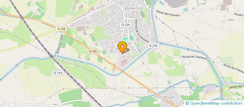 localisation de l'entreprise LINEGE à MALLEMORT