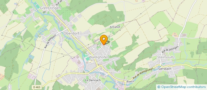 localisation de l'entreprise LINELI  WALDIGHOFEN