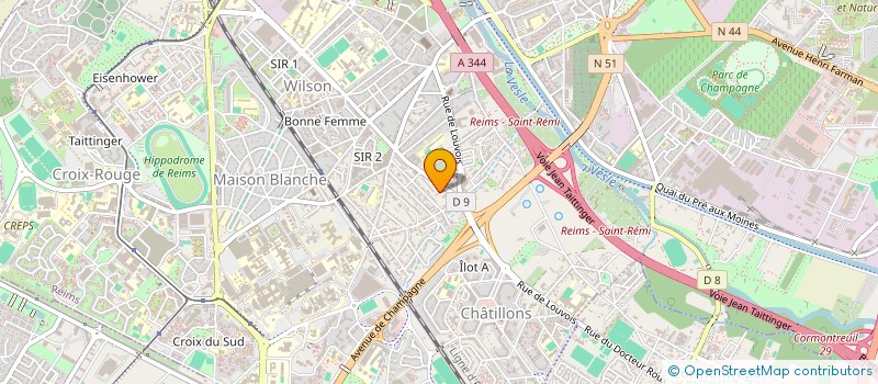 localisation de l'entreprise LINELLI  CHARLEVILLE-MEZIERES