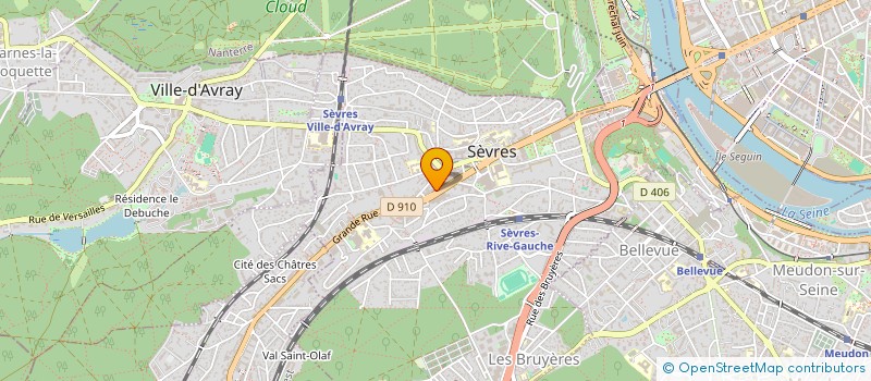 localisation de l'entreprise LINEMINUTE à SEVRES