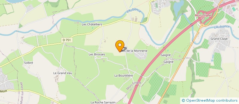 localisation de l'entreprise LINEO à MOZE-SUR-LOUET