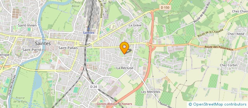 localisation de l'entreprise LINEO CONSTRUCTION  SAINTES