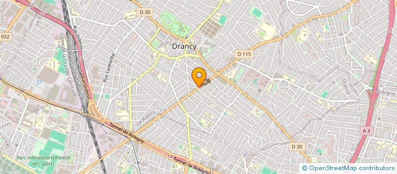 localisation de l'entreprise LINER à DRANCY