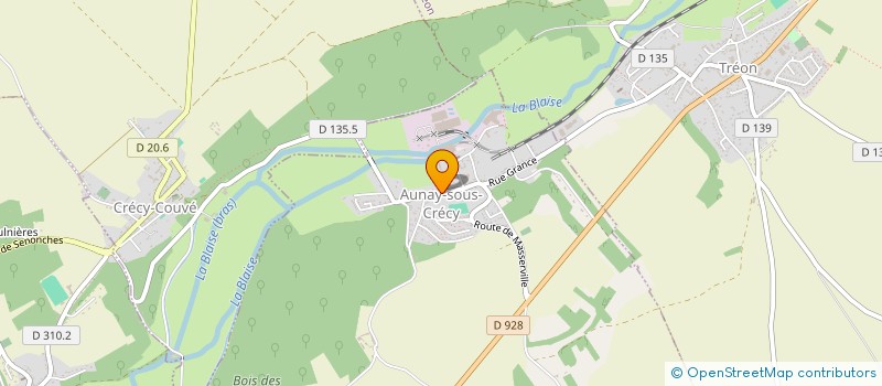 localisation de l'entreprise LINER CONCEPT à AUNAY-SOUS-CRECY