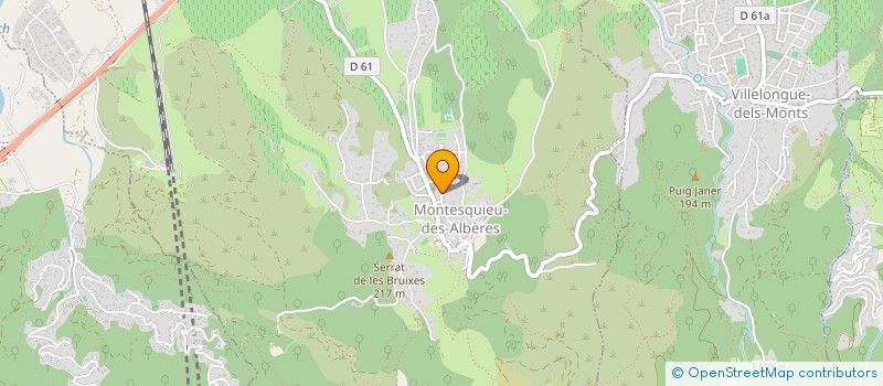 localisation de l'entreprise LINER ET MEMBRANE  MONTESQUIEU-DES-ALBERES