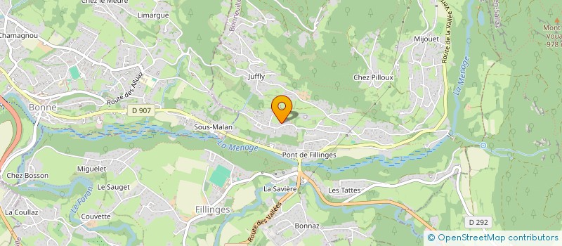 localisation de l'entreprise LINERY MERCH  FILLINGES