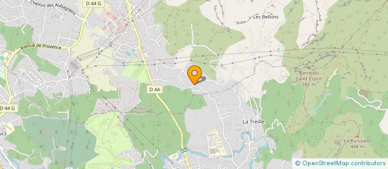 localisation de l'entreprise LINES  ALLAUCH