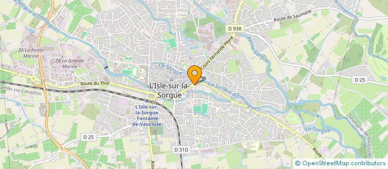 localisation de l'entreprise LINES FINANCIERES  L'ISLE-SUR-LA-SORGUE