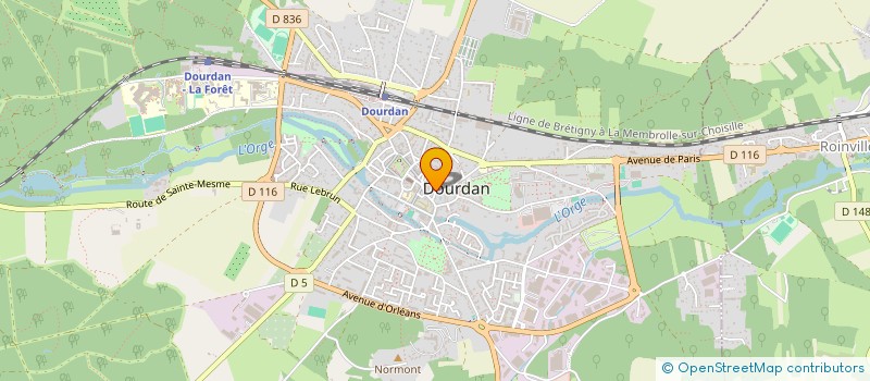 localisation de l'entreprise LINESIA  DOURDAN