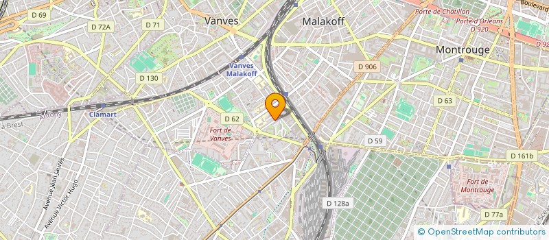 localisation de l'entreprise LINESY MK  MALAKOFF