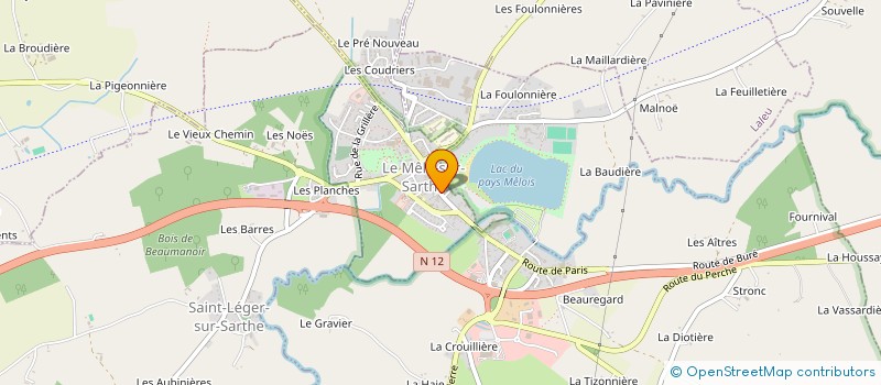 localisation de l'entreprise LINET à LE MELE-SUR-SARTHE
