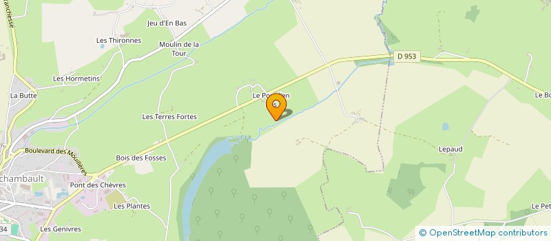 localisation de l'entreprise LINETTY  BOURBON-L ARCHAMBAULT