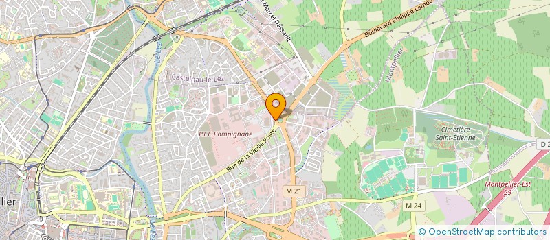 localisation de l'entreprise LINEUP OCEAN à MONTPELLIER