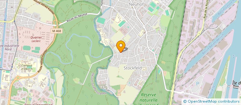 localisation de l'entreprise LINEY à STRASBOURG