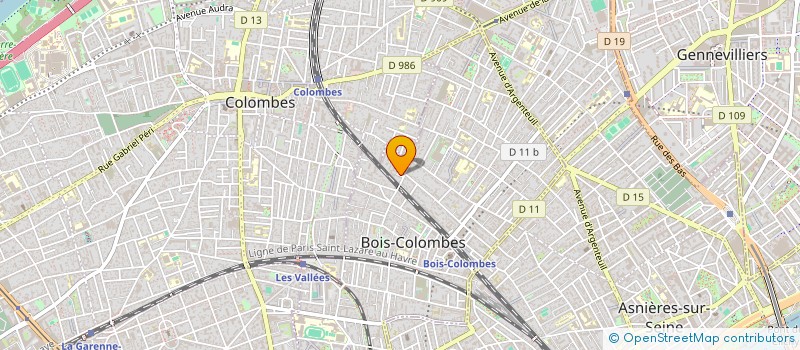 localisation de l'entreprise LINFINI à BOIS-COLOMBES