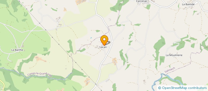 localisation de l'entreprise LINFLUENT  SALMIECH