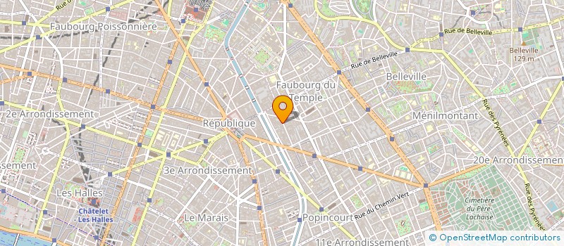 localisation de l'entreprise LING FENG à PARIS