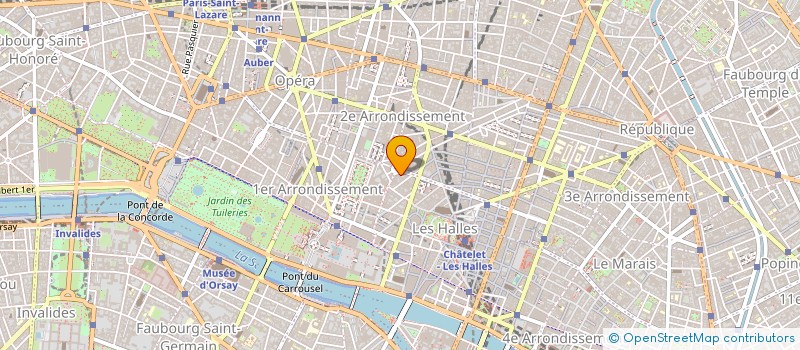localisation de l'entreprise LINGE AU COEUR à PARIS