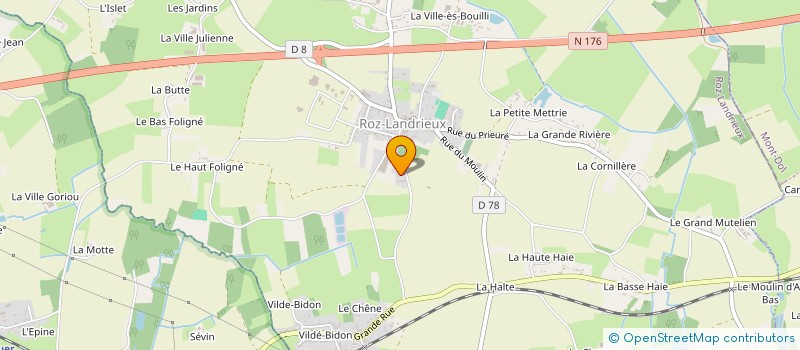 localisation de l'entreprise LINGE DE MAISON SB  ROZ-LANDRIEUX