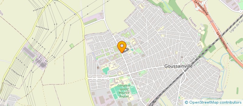 localisation de l'entreprise LINGE MARKET  GOUSSAINVILLE