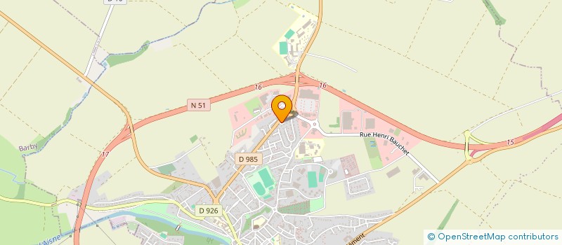 localisation de l'entreprise LINGEE LUCIE  RETHEL