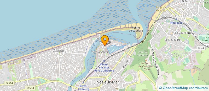localisation de l'entreprise LINGENA à DIVES-SUR-MER