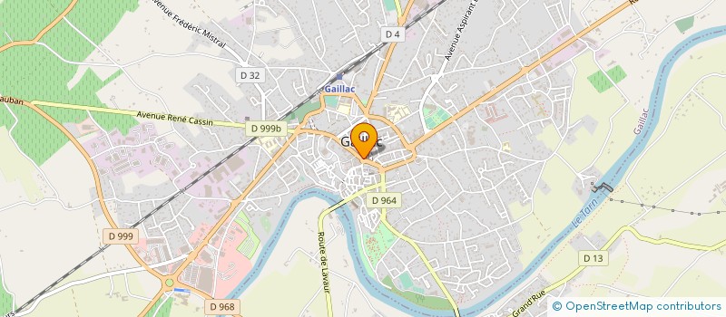 localisation de l'entreprise LINGERIE DE FEMME  GAILLAC