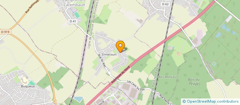 localisation de l'entreprise LINGERIE MON AMOUR  CAMPHIN-EN-CAREMBAULT