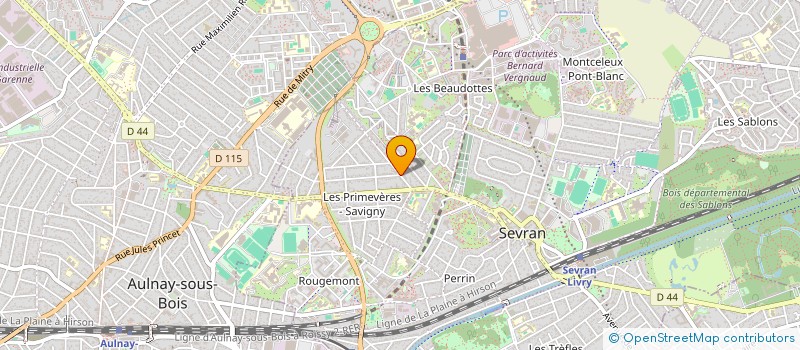localisation de l'entreprise LINGKE IMMOBILIER à SEVRAN