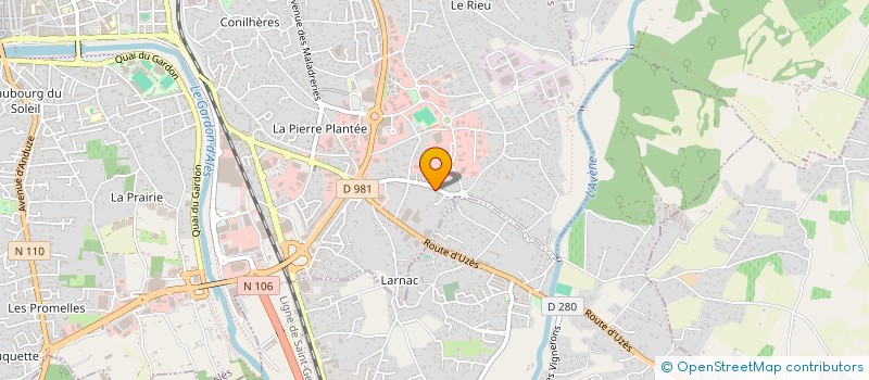 localisation de l'entreprise LINGLORES GESTION BARTHE EXPERTISE & AUDIT  MEJANNES-LES-ALES