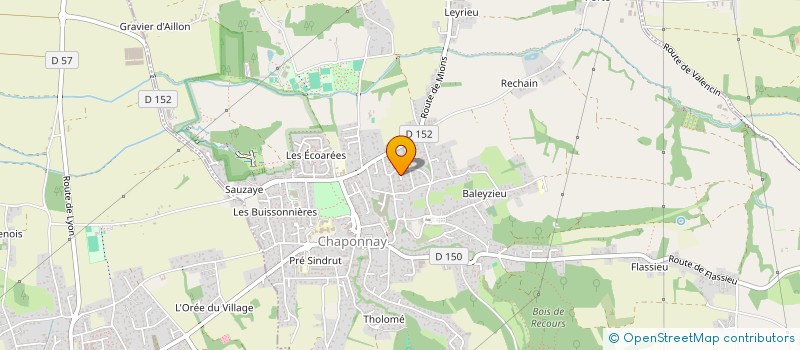 localisation de l'entreprise LINGO  CHAPONNAY