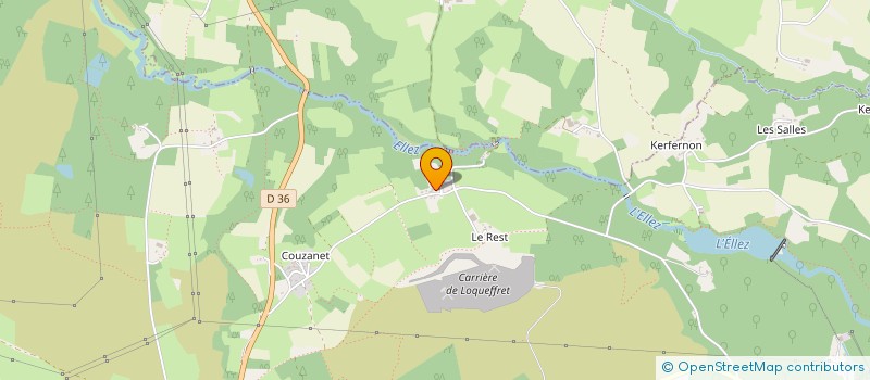 localisation de l'entreprise LINGOGUET  LOQUEFFRET