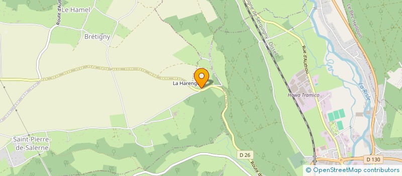 localisation de l'entreprise LINGOT  SAINT-PIERRE-DE-SALERNE