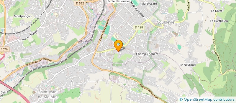 localisation de l'entreprise LINGUA MEDIA  COUBLEVIE