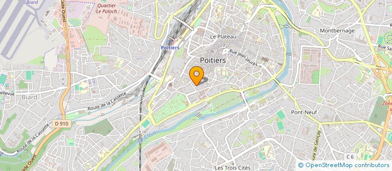localisation de l'entreprise LINGUASSIST EUROPE à POITIERS