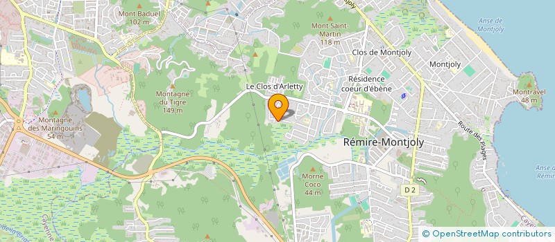 localisation de l'entreprise LINGUET PREVOT ET FILS  REMIRE-MONTJOLY