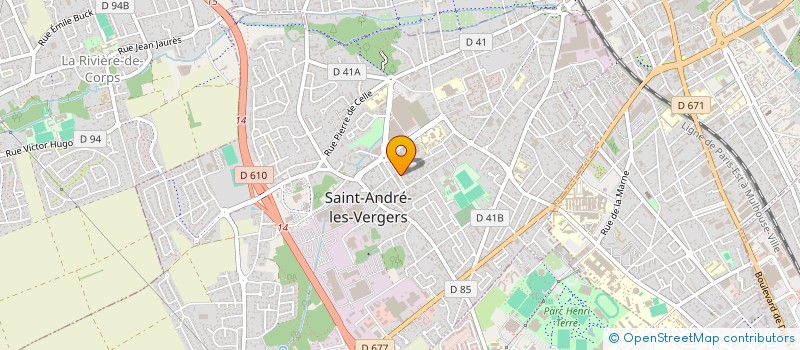 localisation de l'entreprise LINH NAILS  SAINT-ANDRE-LES-VERGERS