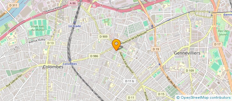localisation de l'entreprise LINHATECH à BOIS-COLOMBES