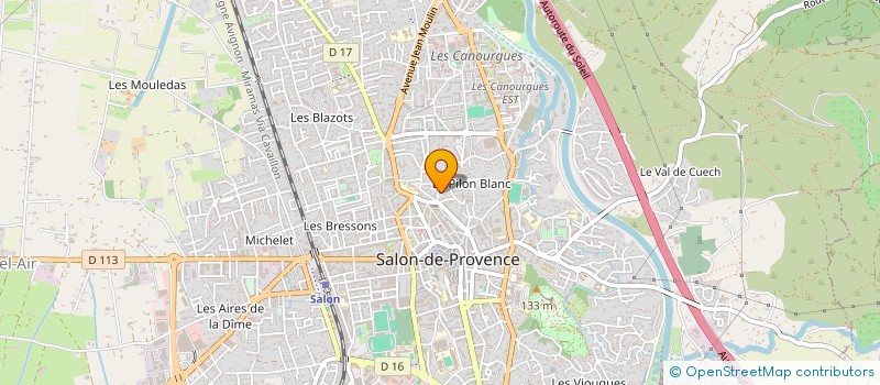 localisation de l'entreprise LINHOF  SALON-DE-PROVENCE